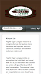 Mobile Screenshot of heightscigarlounge.com